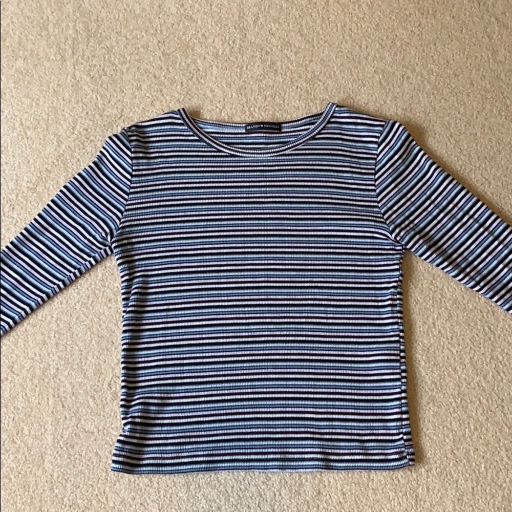 Brandy Melville long sleeve stripped shirt